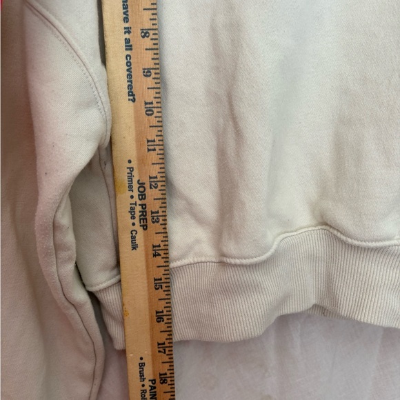 Wild Fable Cream White Cropped Sweatshirt Women’s XS Crew neck Pullover - Picture 4 of 8